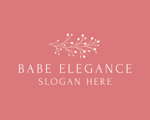 Elegant Floral Feminine logo design