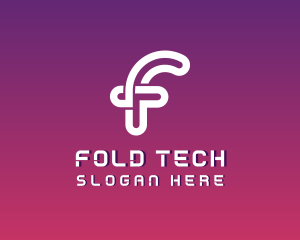 Programming Tech Developer Letter F logo design