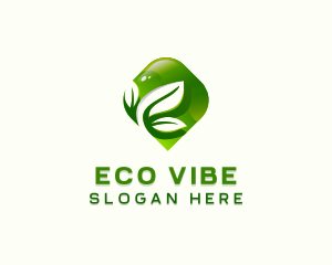 Eco Sustainable Leaf logo