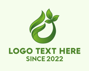 3D Leaf Plant Gardening  logo