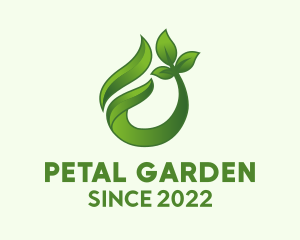 3D Leaf Plant Gardening  logo design