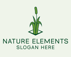 Natural Wild Grass  logo design