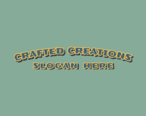 Grunge Texture Craft logo design