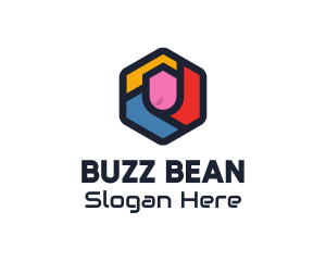 Colorful Hexagon Startup logo design