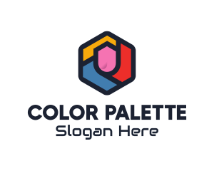 Colorful Hexagon Startup logo design