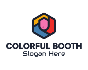 Colorful Hexagon Startup logo design