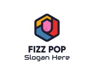 Colorful Hexagon Startup logo design