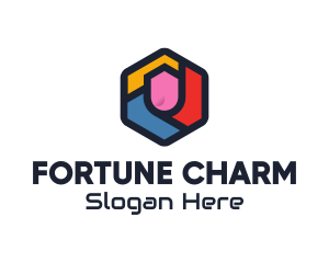 Colorful Hexagon Startup logo design