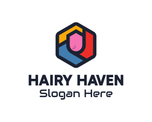 Colorful Hexagon Startup logo design