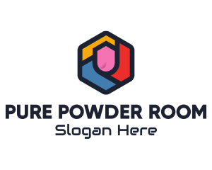 Colorful Hexagon Startup logo design