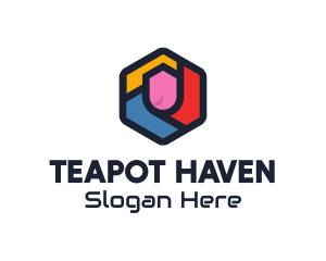 Colorful Hexagon Startup logo design