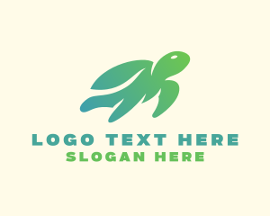 Sea Tortoise Animal logo