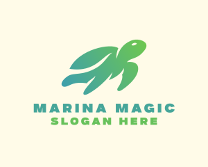 Sea Tortoise Animal logo