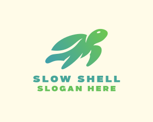 Sea Tortoise Animal logo design