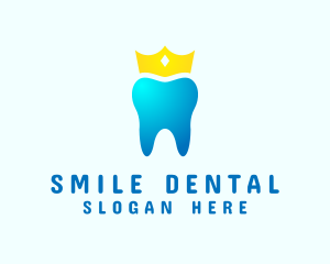 Dental Crown Dentist logo design