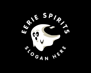 Cute Spirit Ghost logo design