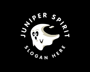 Cute Spirit Ghost logo design