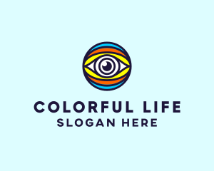 Colorful Eye Optometry logo design