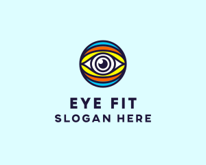 Colorful Eye Optometry logo design