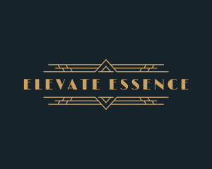 Luxury Art Deco Boutique Logo