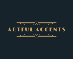 Luxury Art Deco Boutique logo design