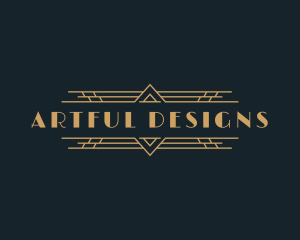 Luxury Art Deco Boutique logo design