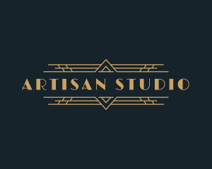 Luxury Art Deco Boutique logo design