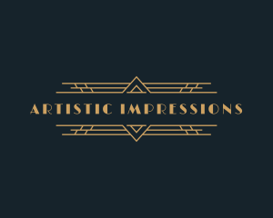 Luxury Art Deco Boutique logo design