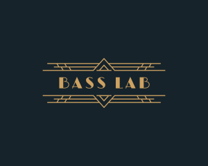 Luxury Art Deco Boutique logo design