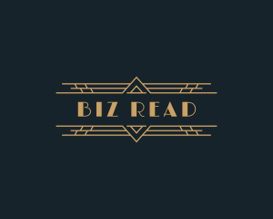 Luxury Art Deco Boutique logo design