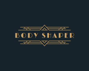 Luxury Art Deco Boutique logo design