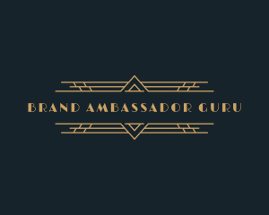 Luxury Art Deco Boutique logo design