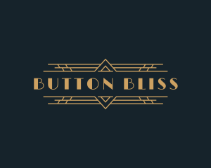 Luxury Art Deco Boutique logo design