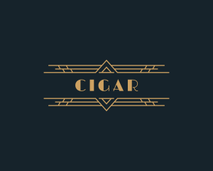 Luxury Art Deco Boutique logo design