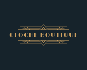 Luxury Art Deco Boutique logo design