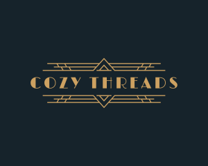 Luxury Art Deco Boutique logo design