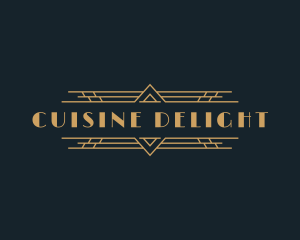 Luxury Art Deco Boutique logo design