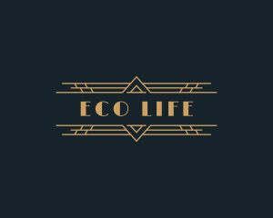 Luxury Art Deco Boutique logo design