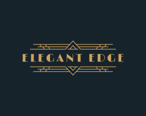 Luxury Art Deco Boutique logo design