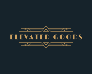 Luxury Art Deco Boutique logo design