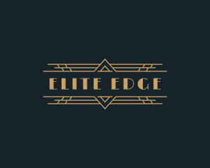 Luxury Art Deco Boutique logo design