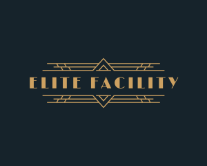 Luxury Art Deco Boutique logo design