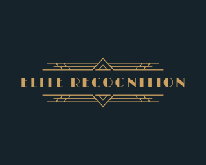 Luxury Art Deco Boutique logo design