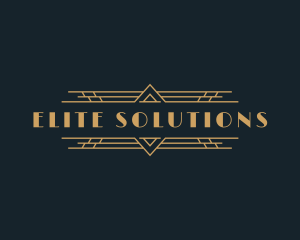 Luxury Art Deco Boutique logo design