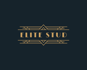 Luxury Art Deco Boutique logo design