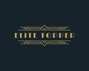 Luxury Art Deco Boutique logo design