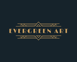 Luxury Art Deco Boutique logo design