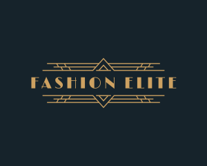 Luxury Art Deco Boutique logo design