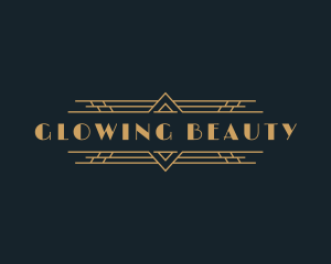 Luxury Art Deco Boutique logo design