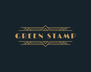 Luxury Art Deco Boutique logo design